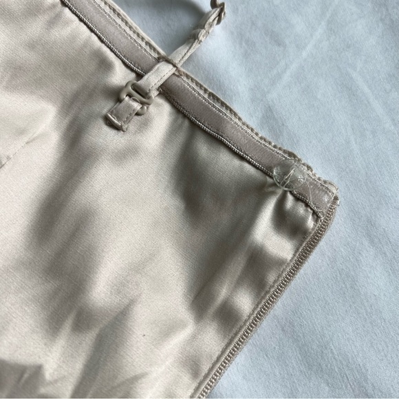 H&m satin color block convertible strapless party dress size 6 nude & black nwt - Picture 7 of 14